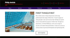 Desktop Screenshot of philipamiola.org